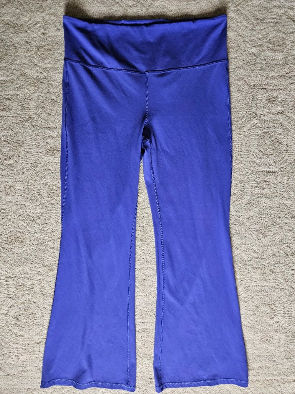 Athleta Elation Ultra High-Rise Flare Pants XL Lazurite Blue Yoga Workout Active